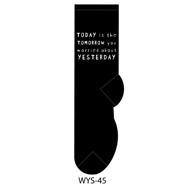 Today is the tomorrow your worried about yesterday