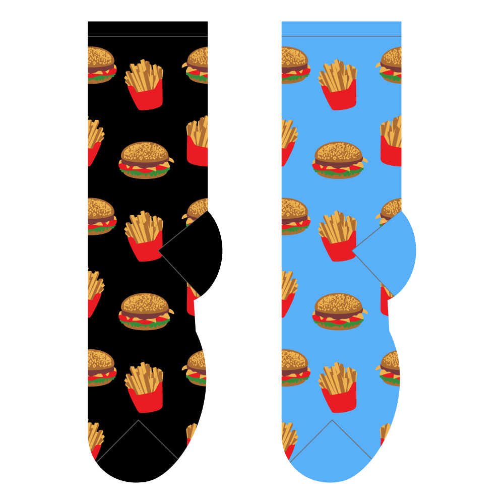 Hamburger & Fries - Small/Med Adult