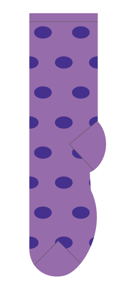 Fluffy Dots - Purple