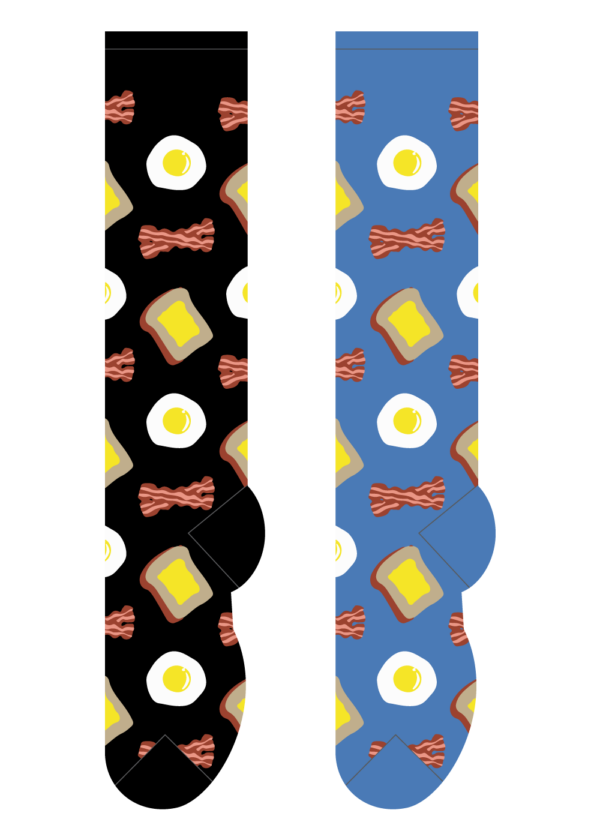Bacon & Eggs Knee High