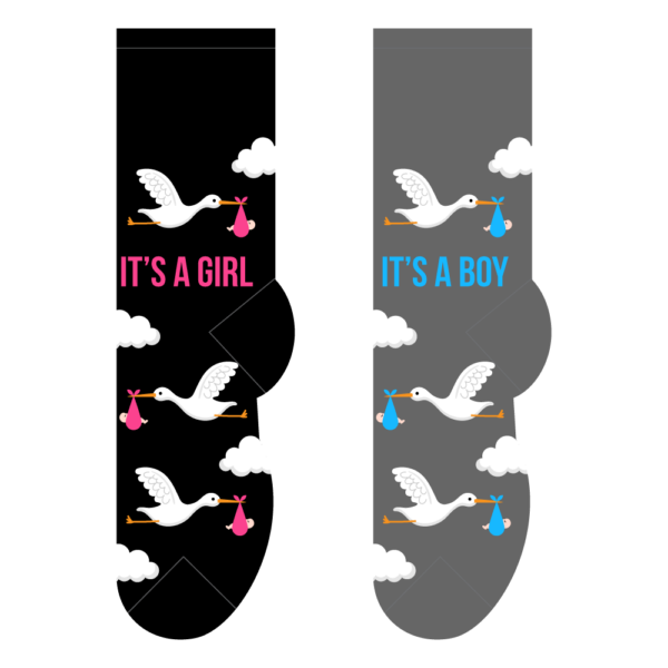 stork fundraising socks