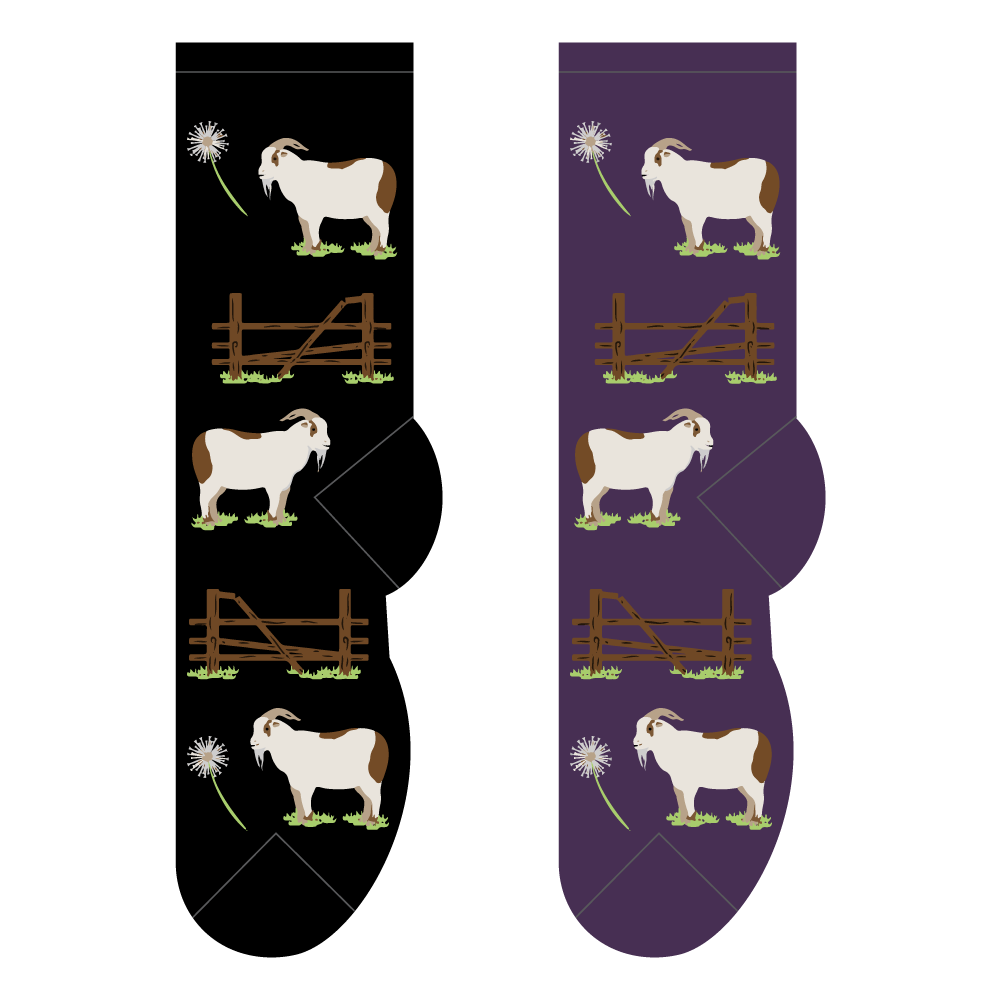 goat novelty socks