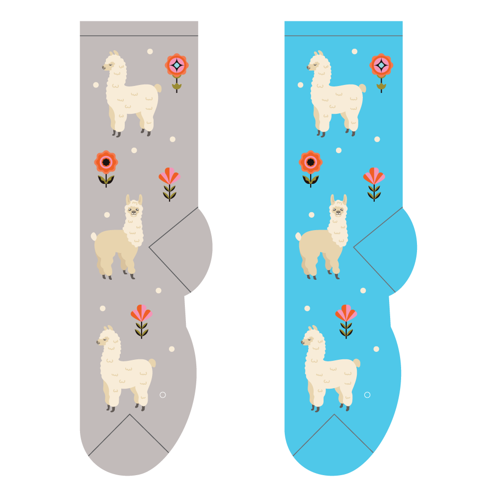 alpaca novelty socks