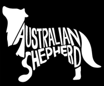 Australian Shepard - Silhouette