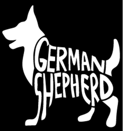 German Shepard - Silhouette